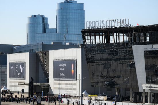 Russia Concert Hall Terrorist Attack Memorial