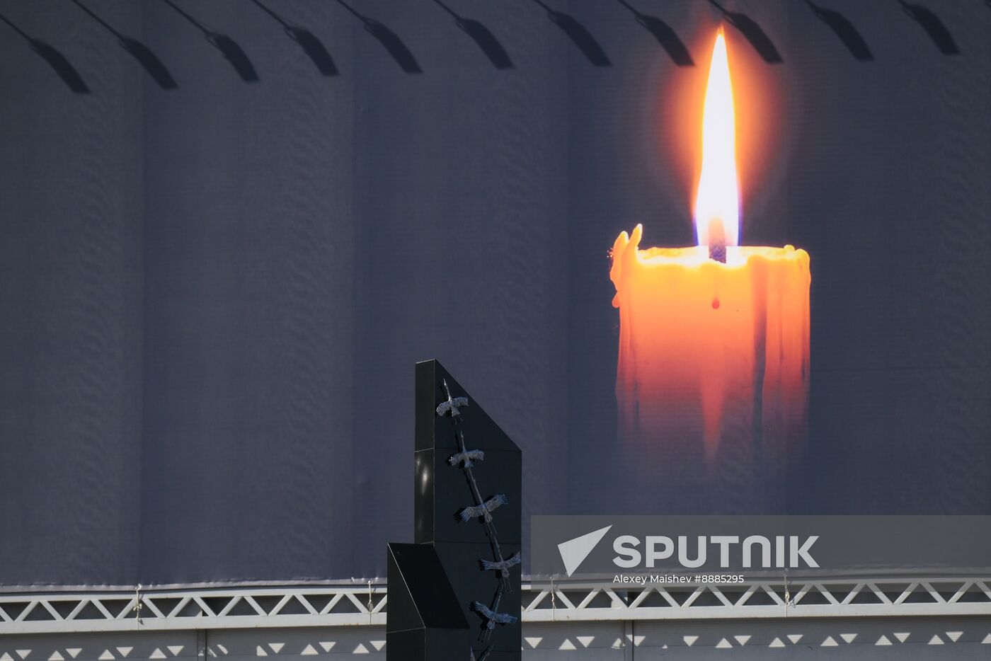 Russia Concert Hall Terrorist Attack Memorial