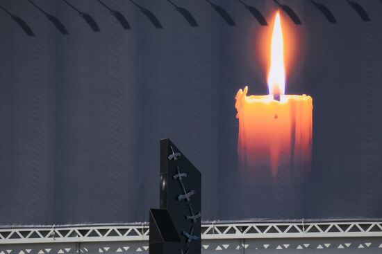 Russia Concert Hall Terrorist Attack Memorial