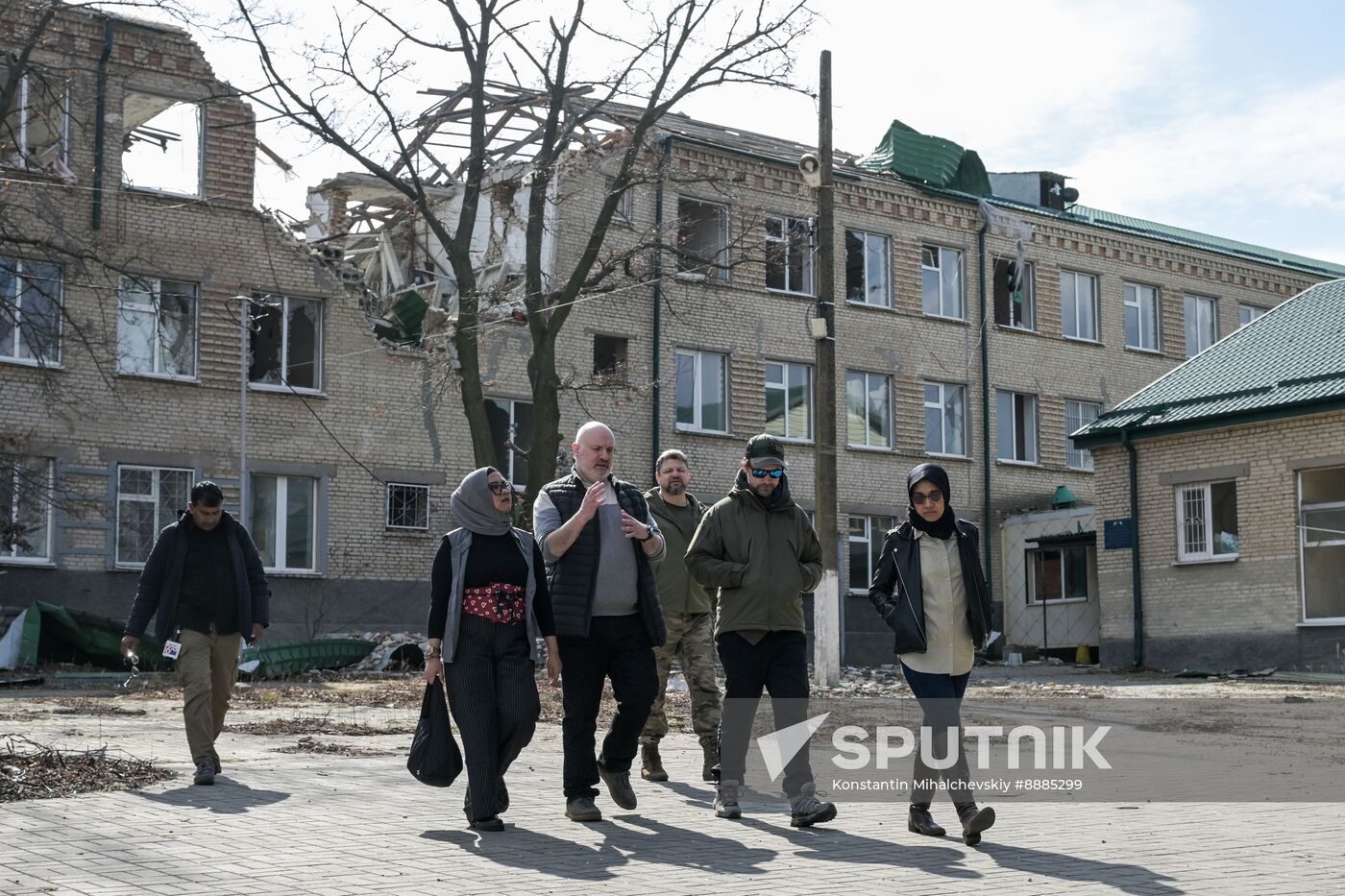 Russia Zaporozhye Region Foreign Journalists