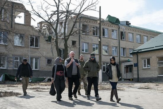 Russia Zaporozhye Region Foreign Journalists