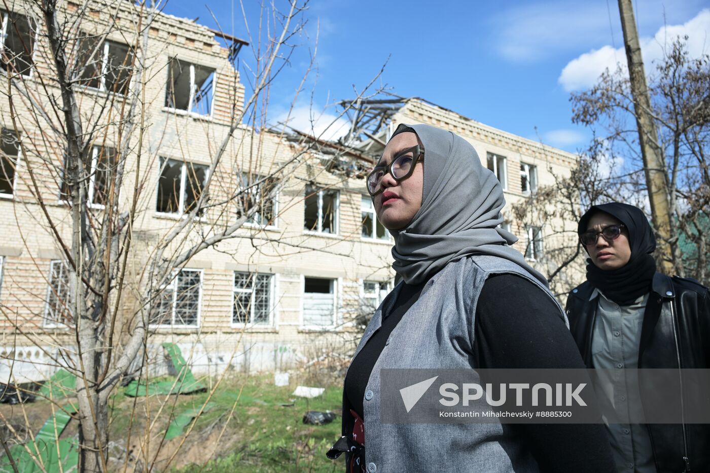 Russia Zaporozhye Region Foreign Journalists