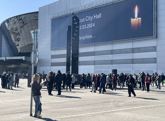 Russia Concert Hall Terrorist Attack Memorial