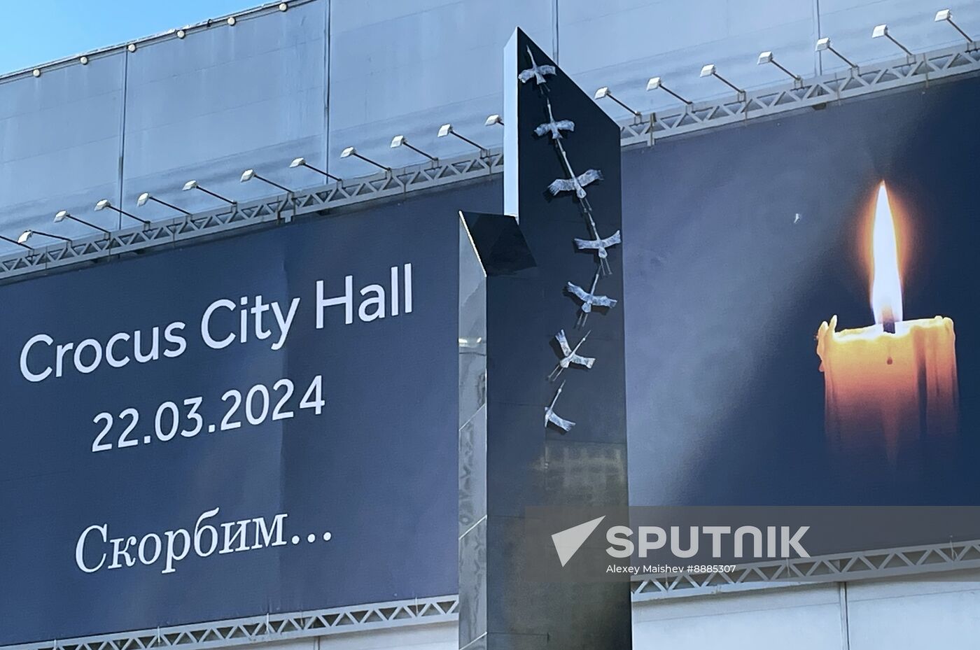 Russia Concert Hall Terrorist Attack Memorial