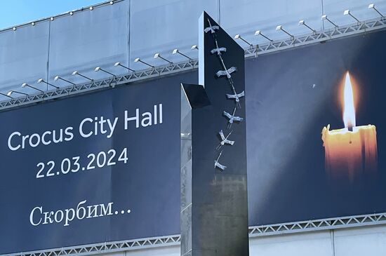 Russia Concert Hall Terrorist Attack Memorial