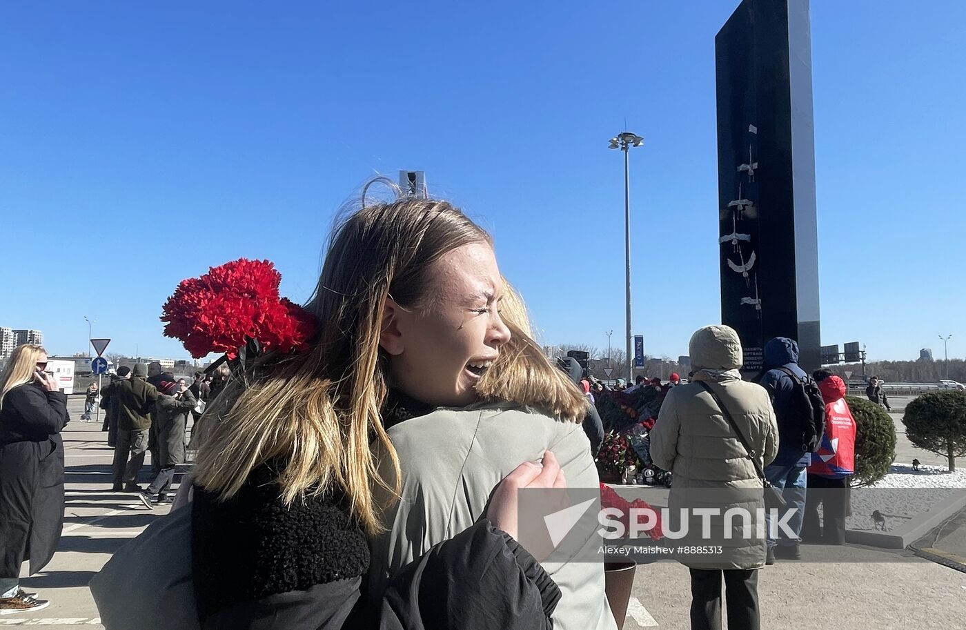 Russia Concert Hall Terrorist Attack Memorial