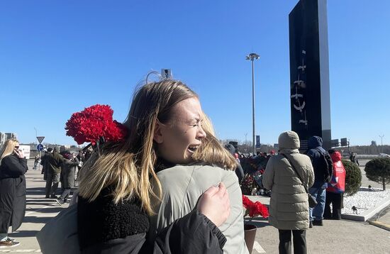 Russia Concert Hall Terrorist Attack Memorial