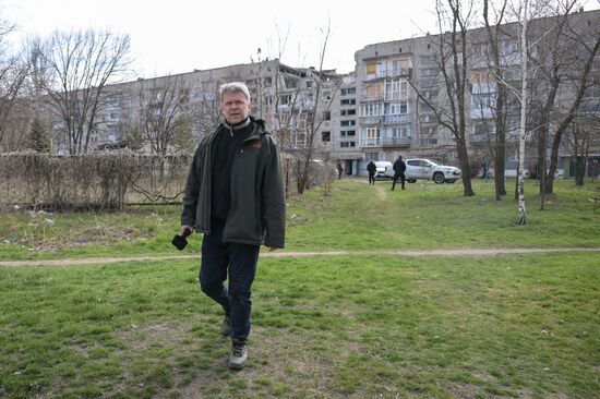 Russia Zaporozhye Region Foreign Journalists