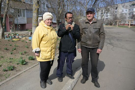 Russia Zaporozhye Region Foreign Journalists