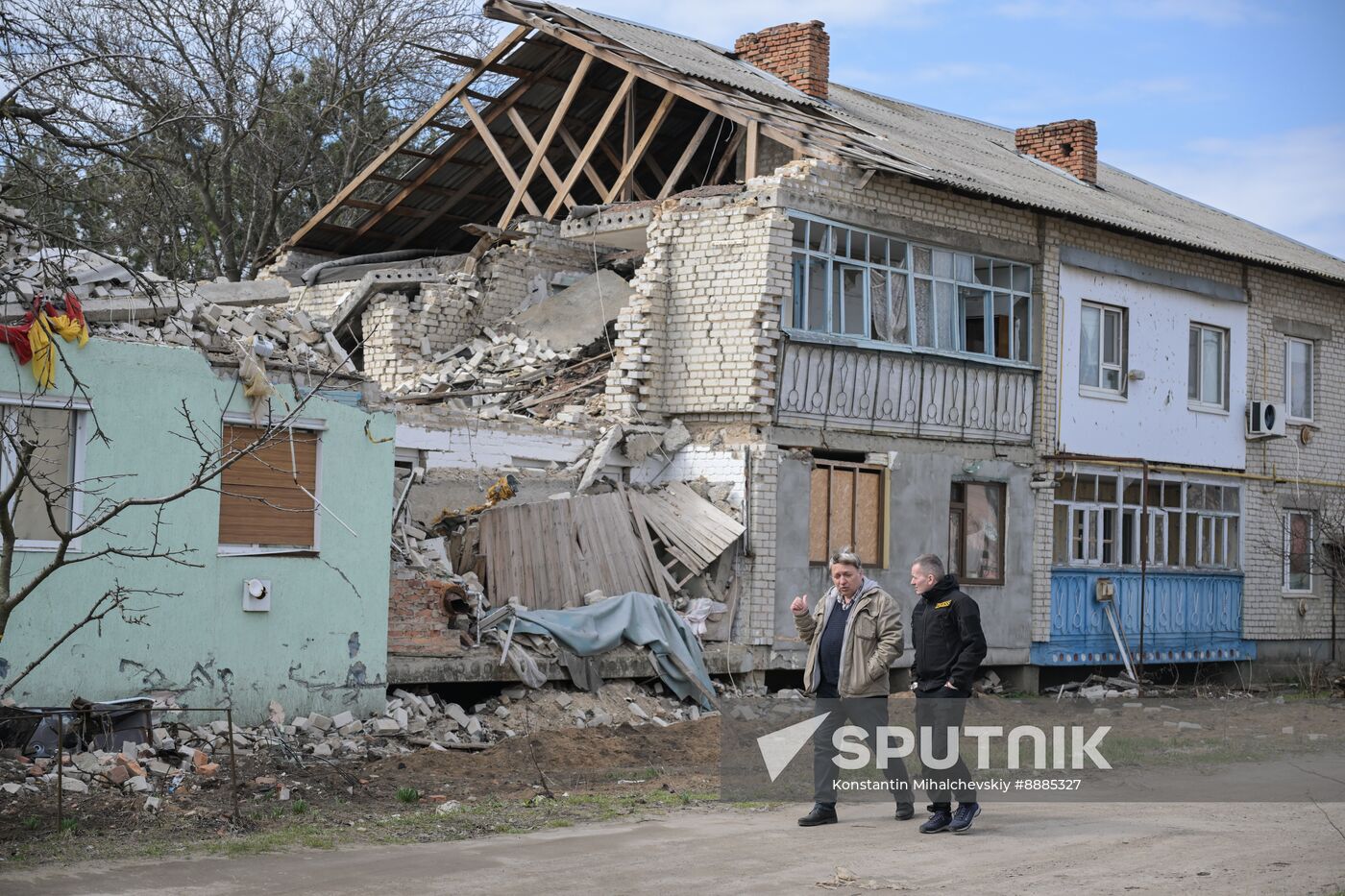 Russia Zaporozhye Region Foreign Journalists