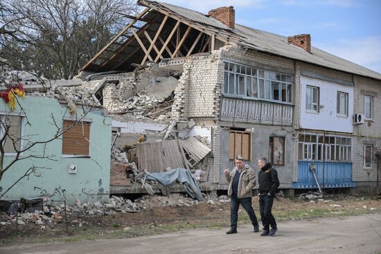 Russia Zaporozhye Region Foreign Journalists