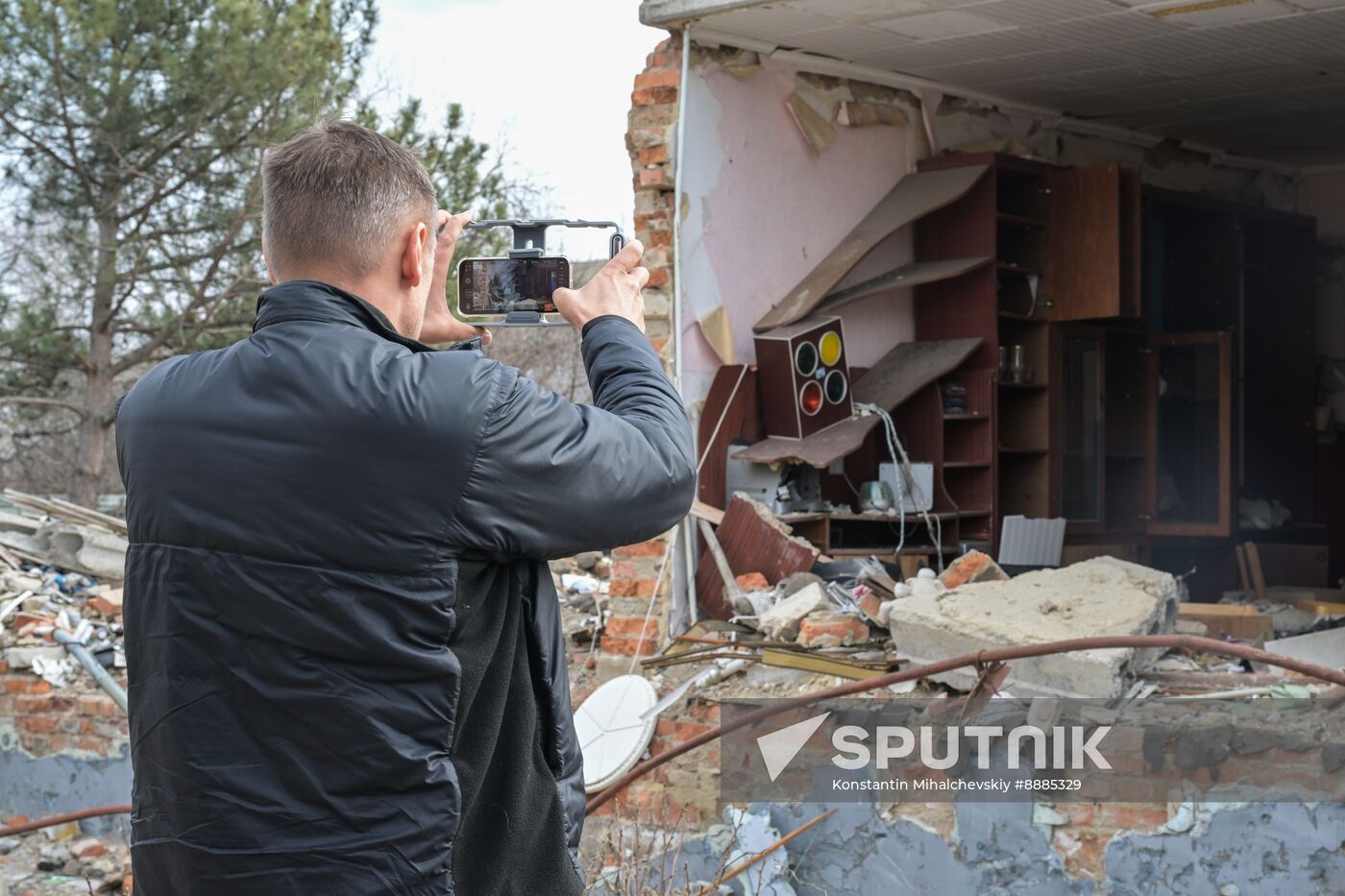 Russia Zaporozhye Region Foreign Journalists