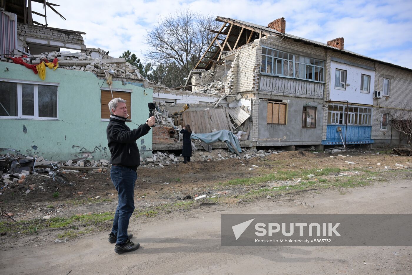 Russia Zaporozhye Region Foreign Journalists