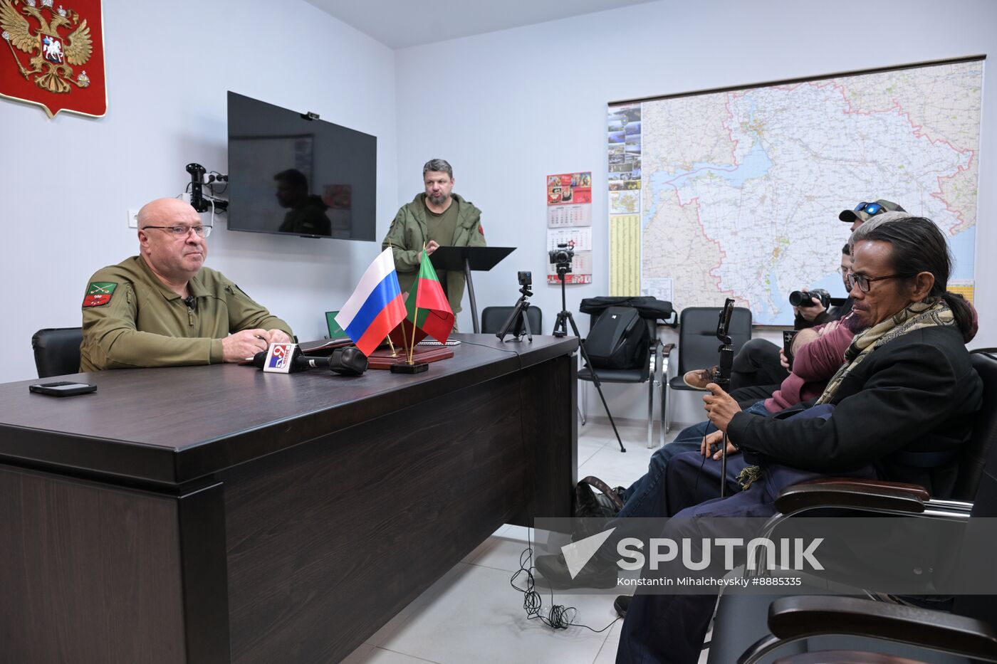 Russia Zaporozhye Region Foreign Journalists
