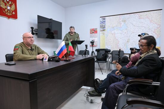 Russia Zaporozhye Region Foreign Journalists
