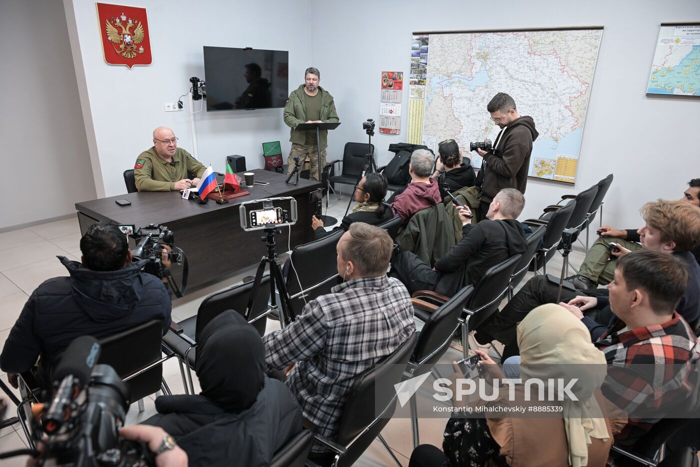Russia Zaporozhye Region Foreign Journalists