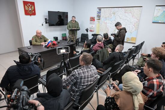 Russia Zaporozhye Region Foreign Journalists
