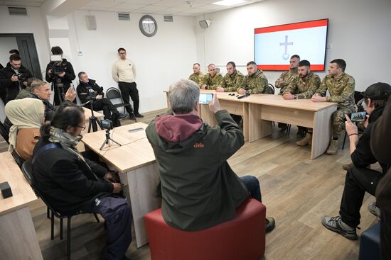 Russia Zaporozhye Region Foreign Journalists