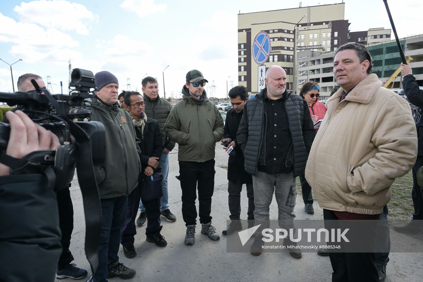 Russia Zaporozhye Region Foreign Journalists