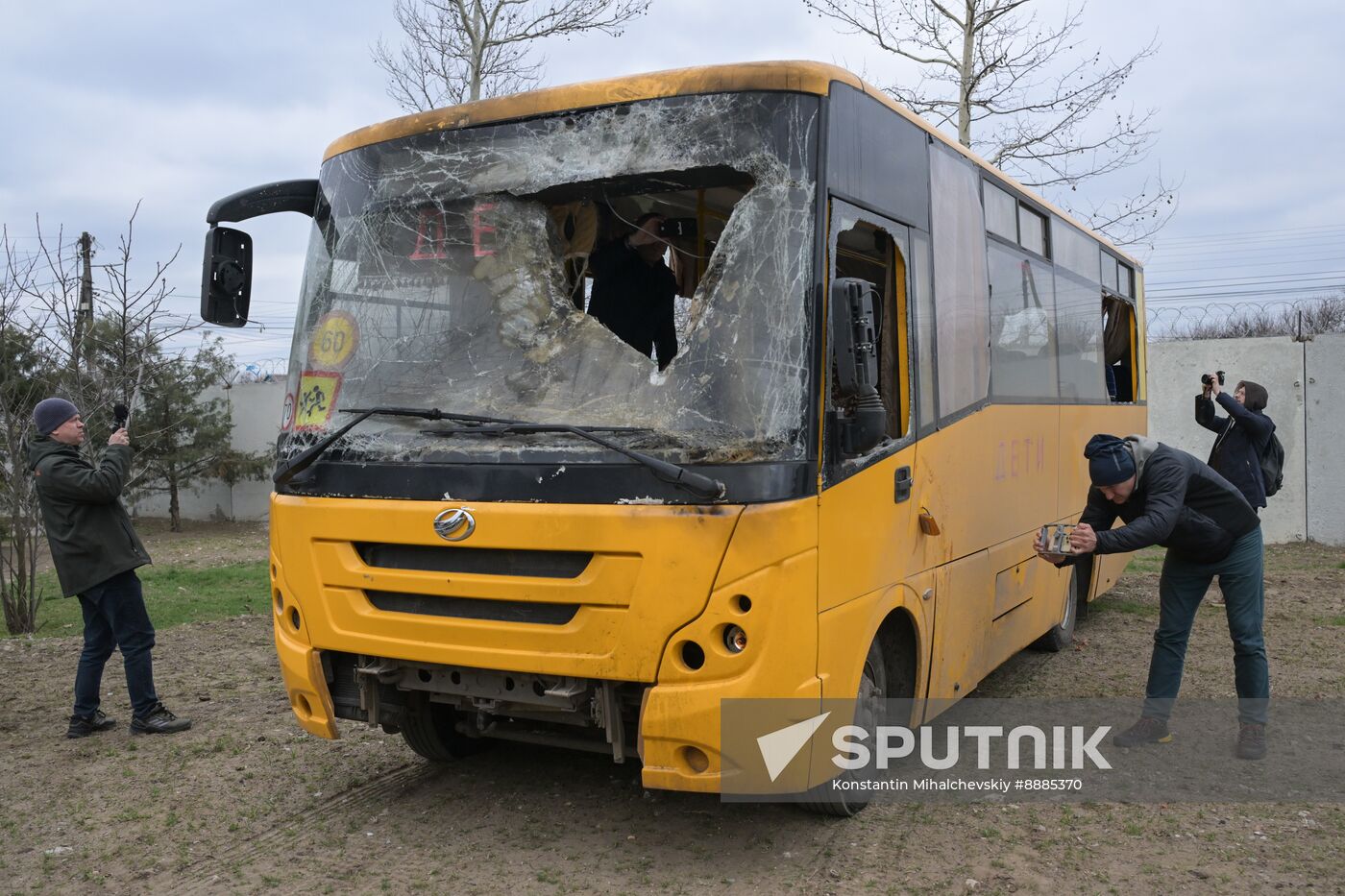 Russia Zaporozhye Region Foreign Journalists