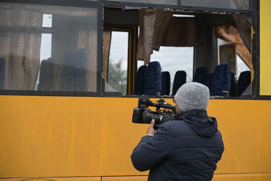 Russia Zaporozhye Region Foreign Journalists