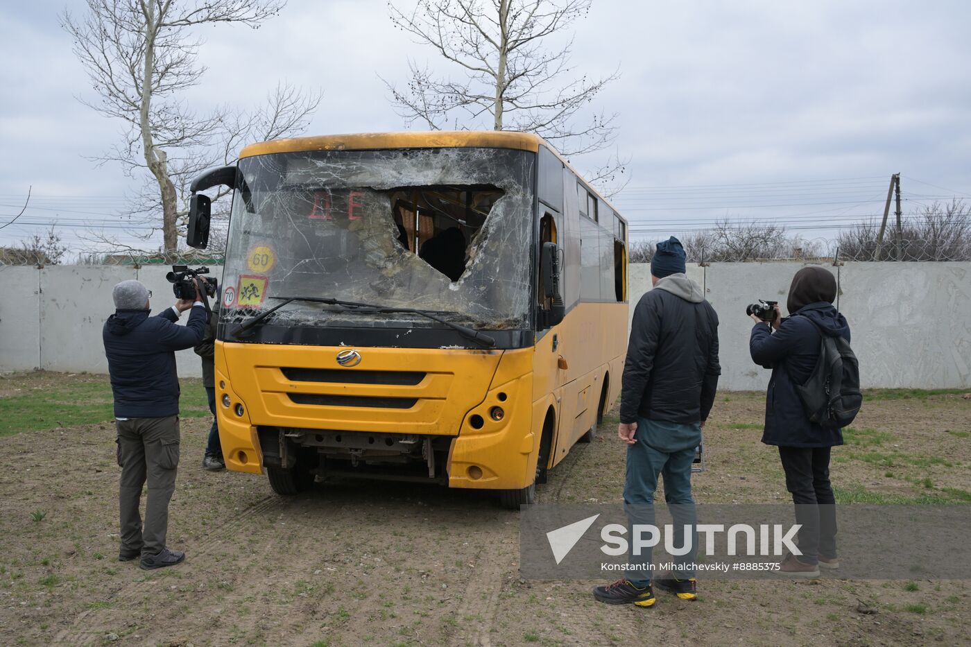 Russia Zaporozhye Region Foreign Journalists