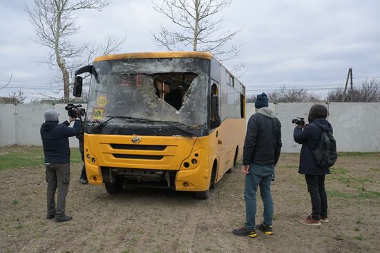 Russia Zaporozhye Region Foreign Journalists
