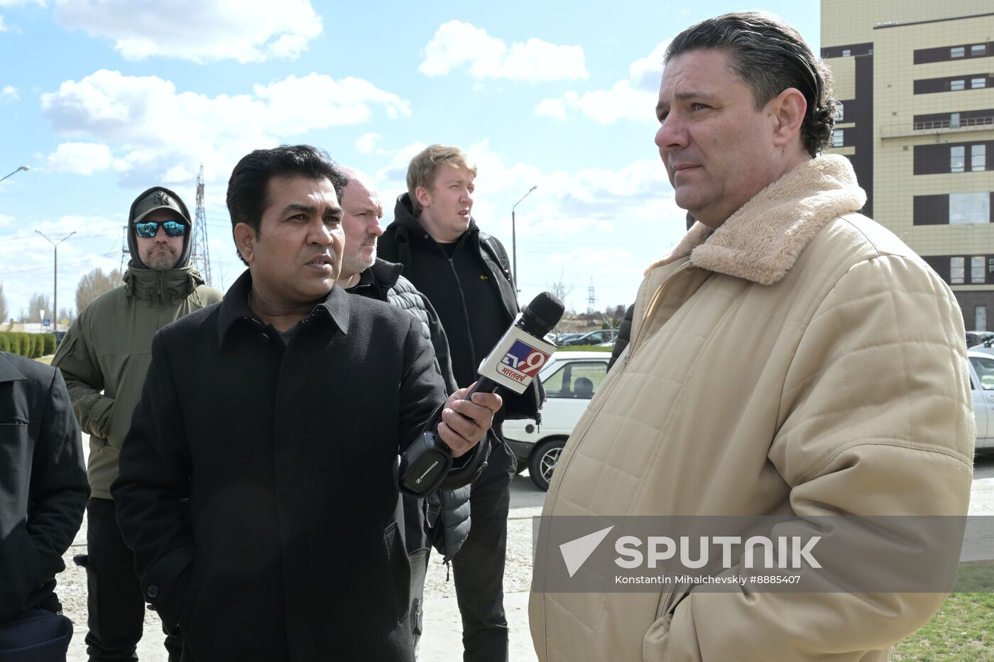 Russia Zaporozhye Region Foreign Journalists