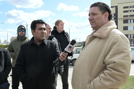 Russia Zaporozhye Region Foreign Journalists
