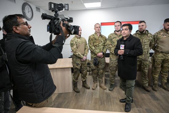 Russia Zaporozhye Region Foreign Journalists