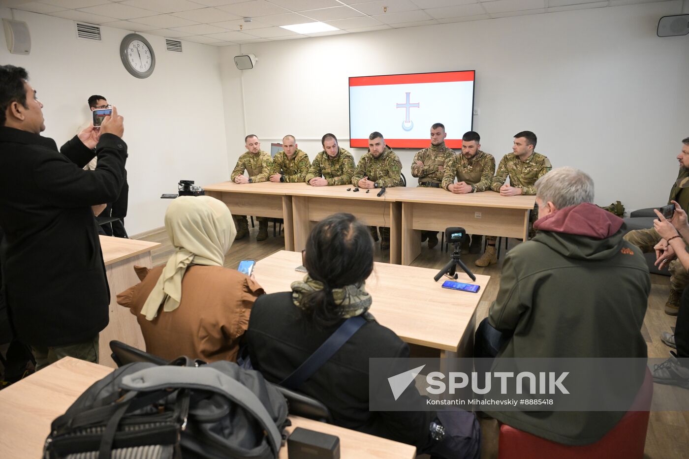 Russia Zaporozhye Region Foreign Journalists
