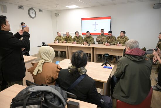 Russia Zaporozhye Region Foreign Journalists