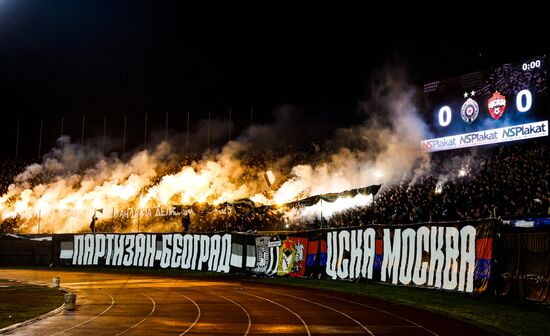 Serbia Soccer Friendly Partizan - CSKA