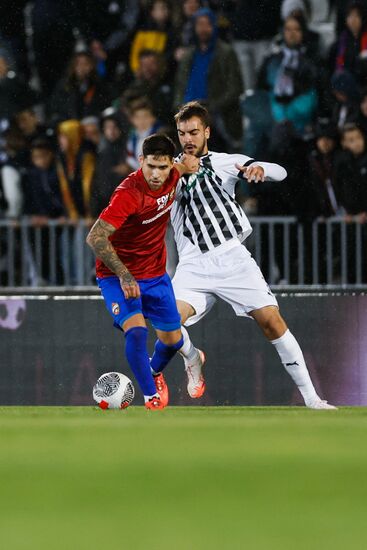 Serbia Soccer Friendly Partizan - CSKA