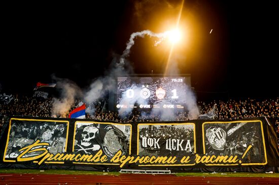 Serbia Soccer Friendly Partizan - CSKA