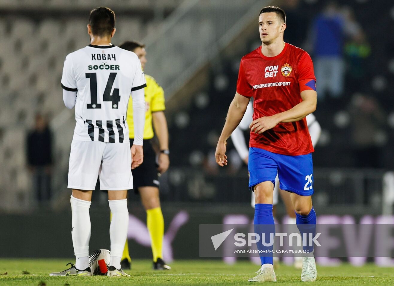 Serbia Soccer Friendly Partizan - CSKA