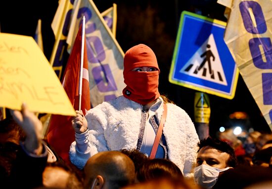 Turkey Opposition Arrest Protests