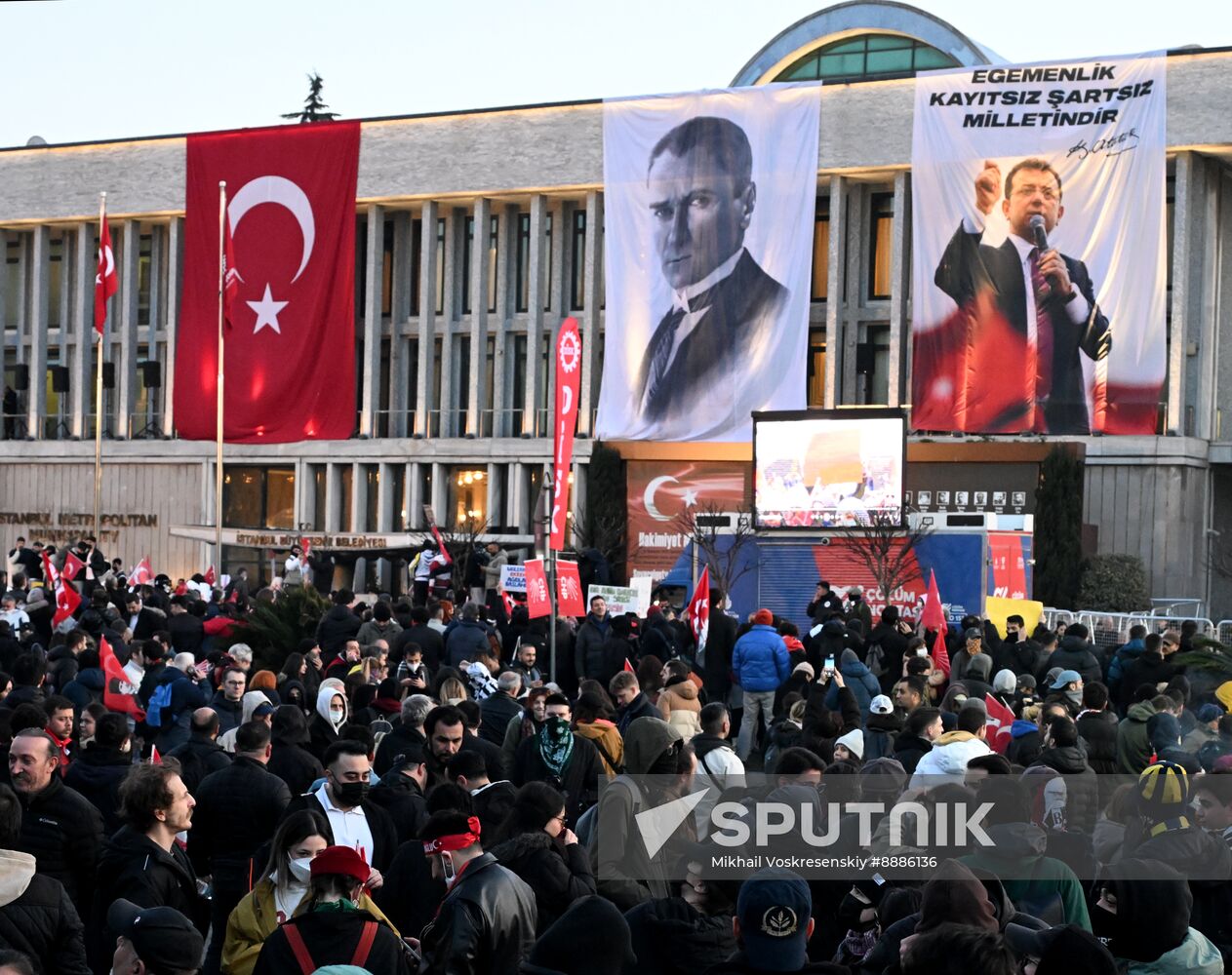 Turkey Opposition Arrest Protests