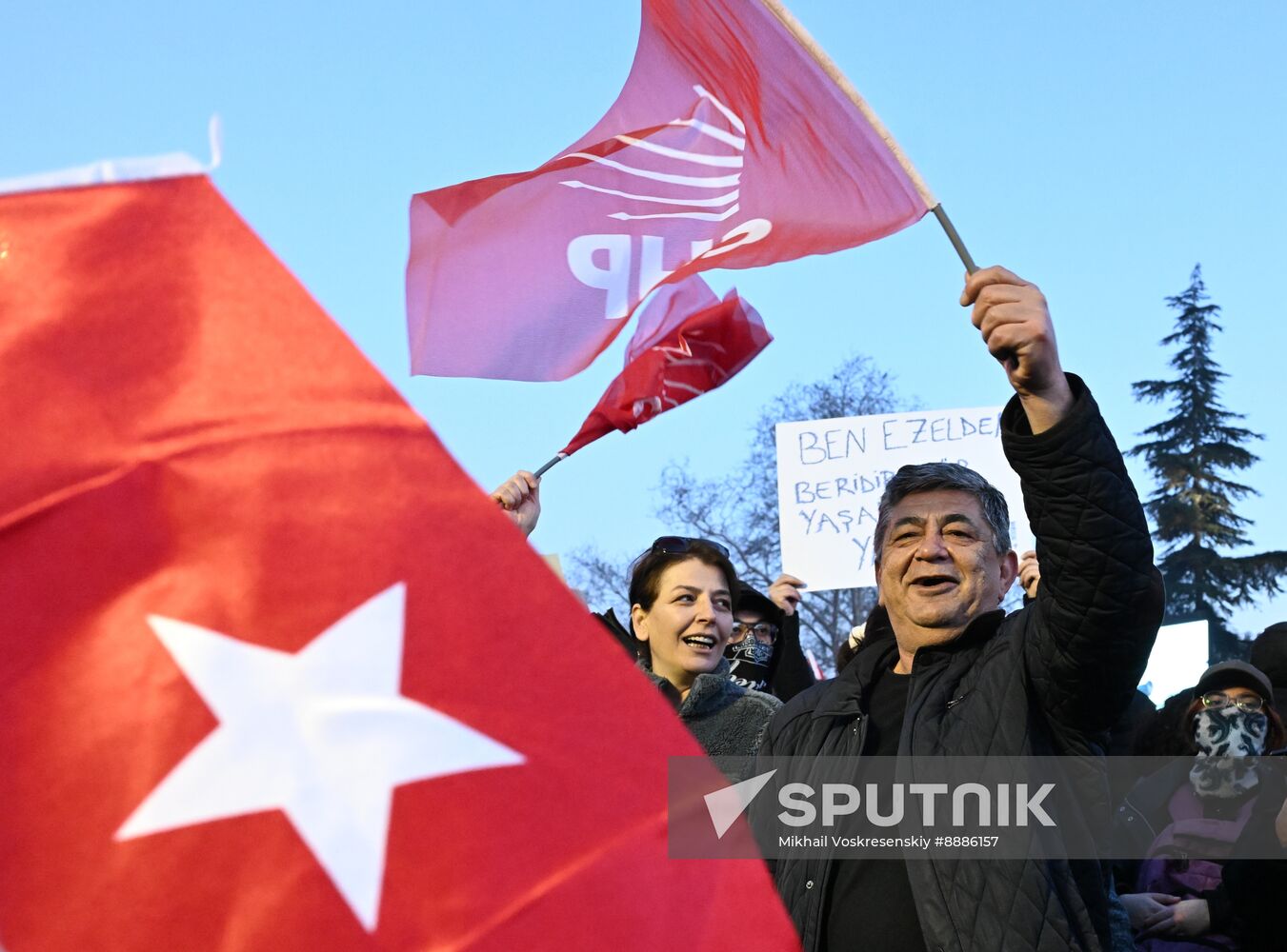Turkey Opposition Arrest Protests