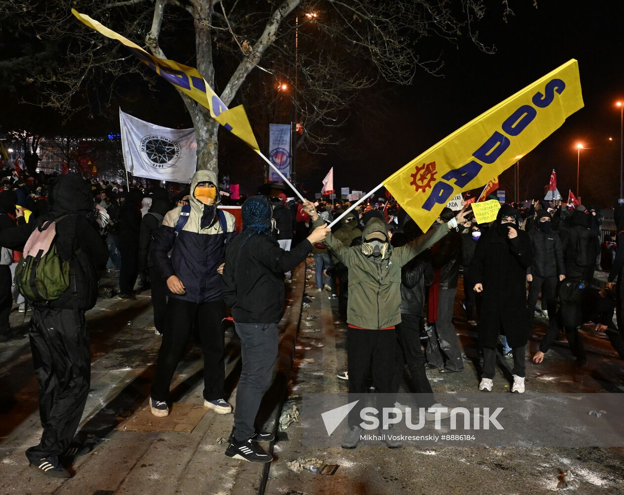 Turkey Opposition Arrest Protests