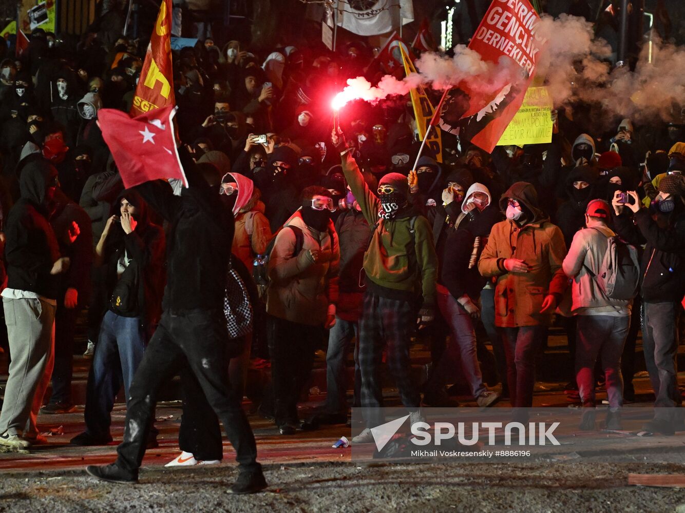 Turkey Opposition Arrest Protests
