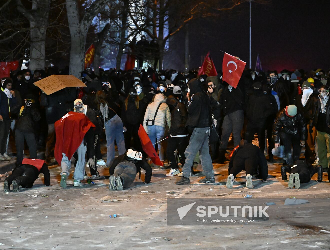Turkey Opposition Arrest Protests