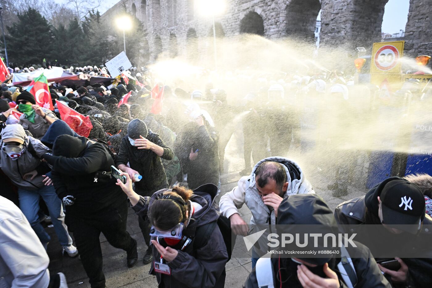 Turkey Opposition Arrest Protests