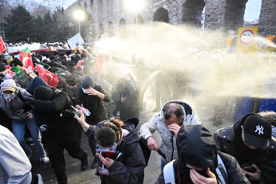 Turkey Opposition Arrest Protests