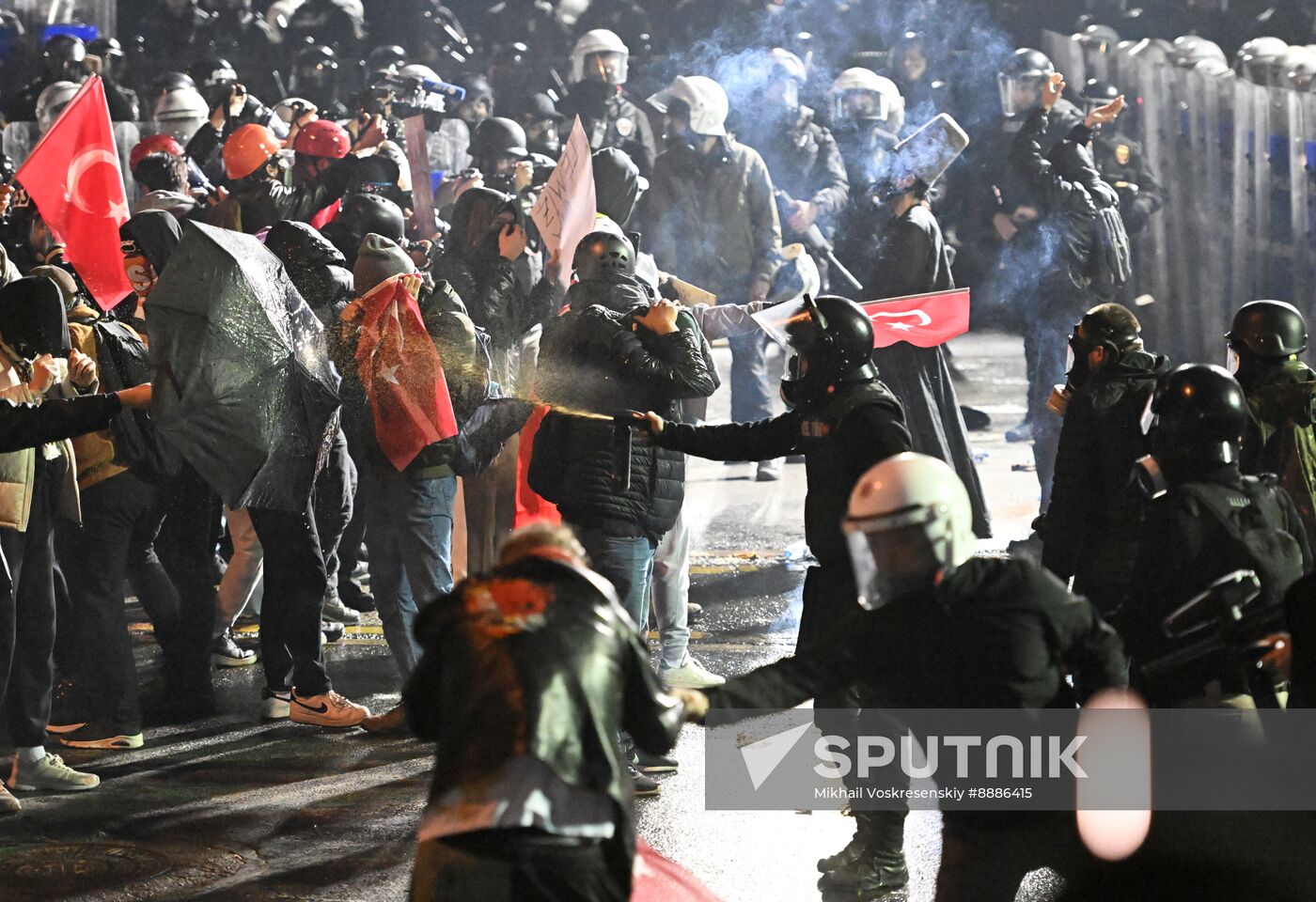 Turkey Opposition Arrest Protests