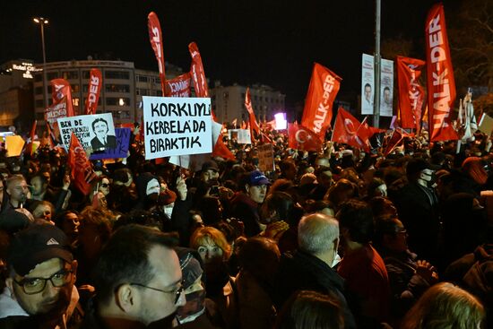 Turkey Opposition Arrest Protests