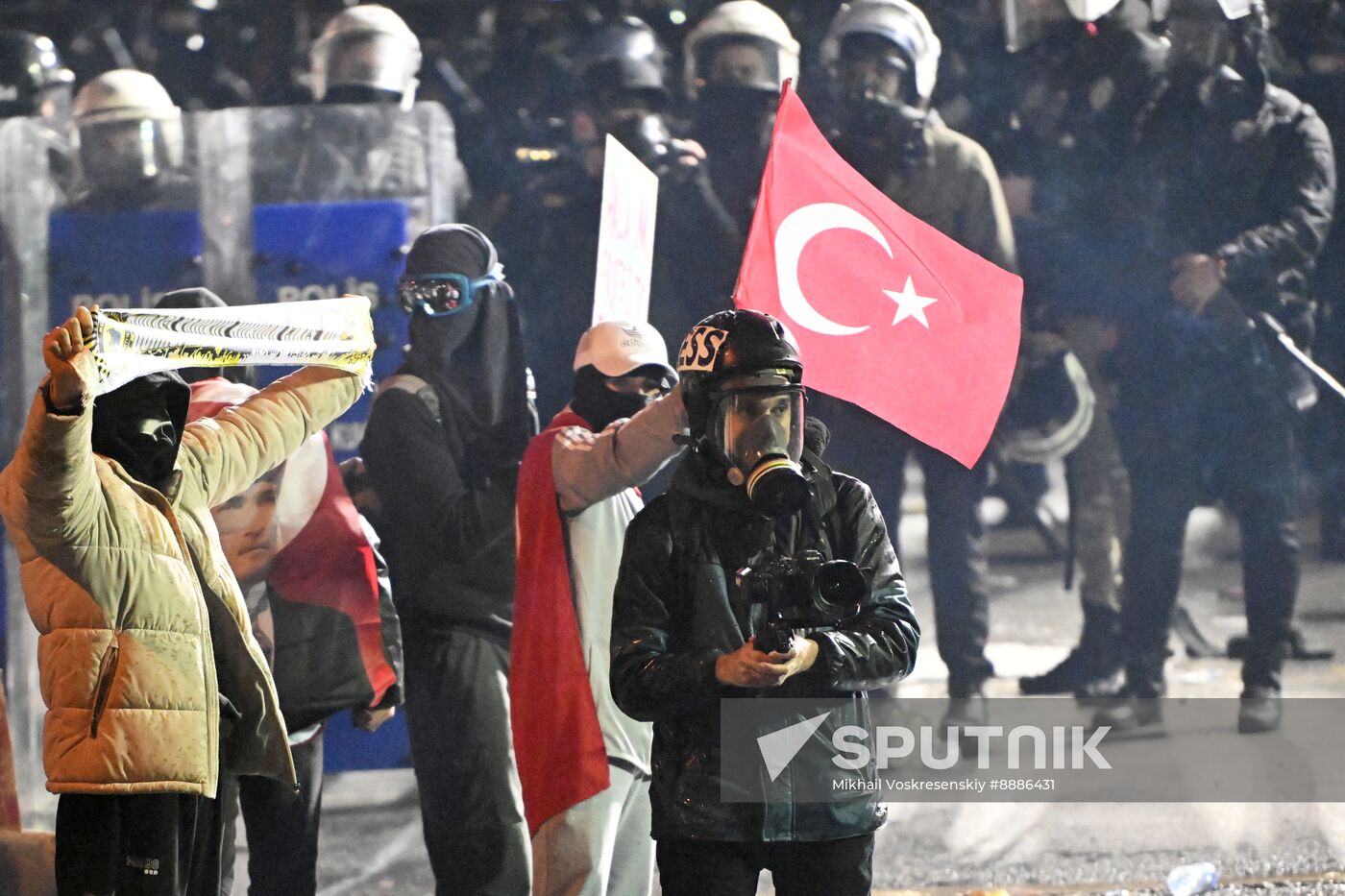 Turkey Opposition Arrest Protests