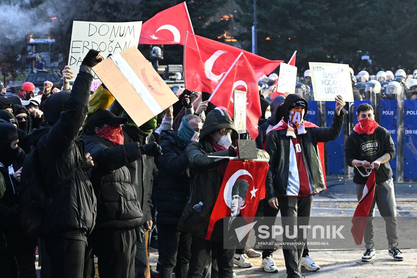 Turkey Opposition Arrest Protests