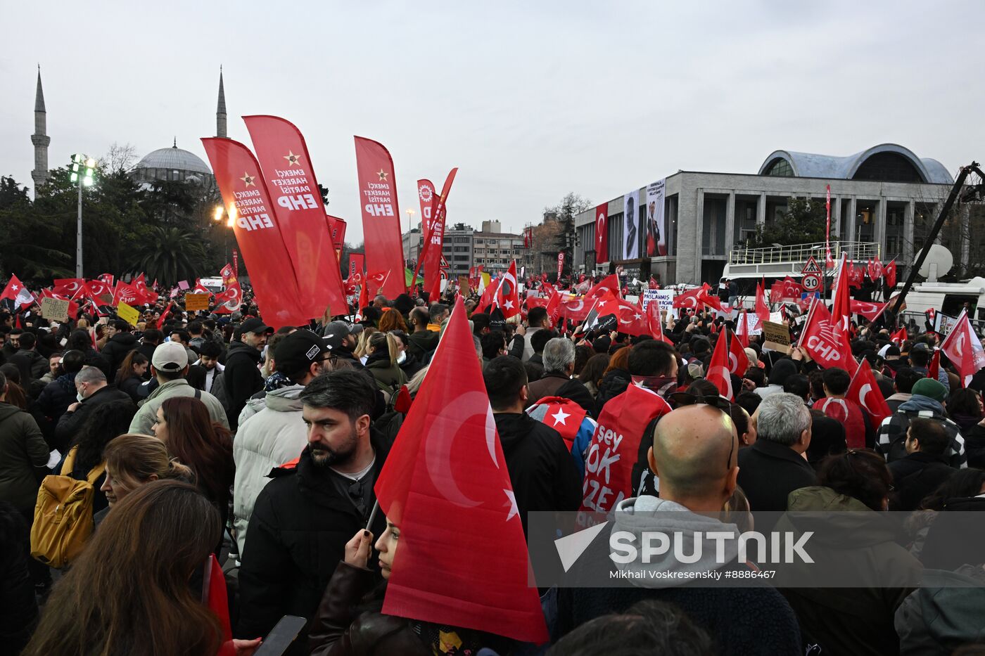 Turkey Opposition Arrest Protests