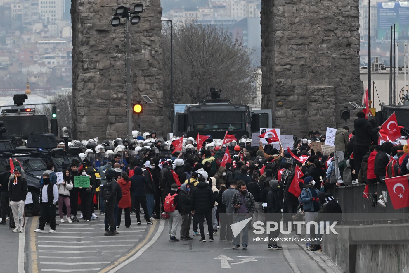 Turkey Opposition Arrest Protests